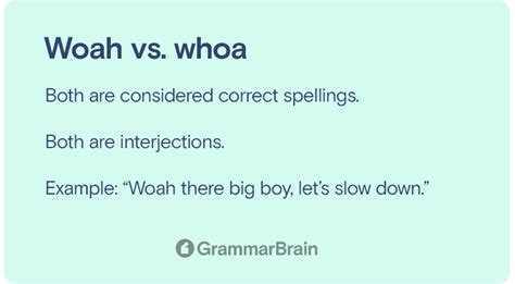 WHOA Definition & Usage Examples .